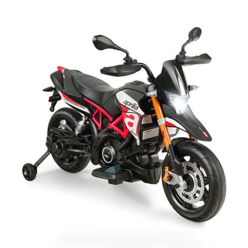 Aprilia Licensed 12V Kids Ride-On Motorcycle-Red