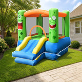 Costway Inflatable Bounce House Jumper Castle Kids Playhouse without Blower styled in a sunny backyard, house style
