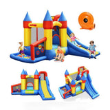 Costway Inflatable Bounce House with Balls and 780W Blower house style outdoor playset in shown finish