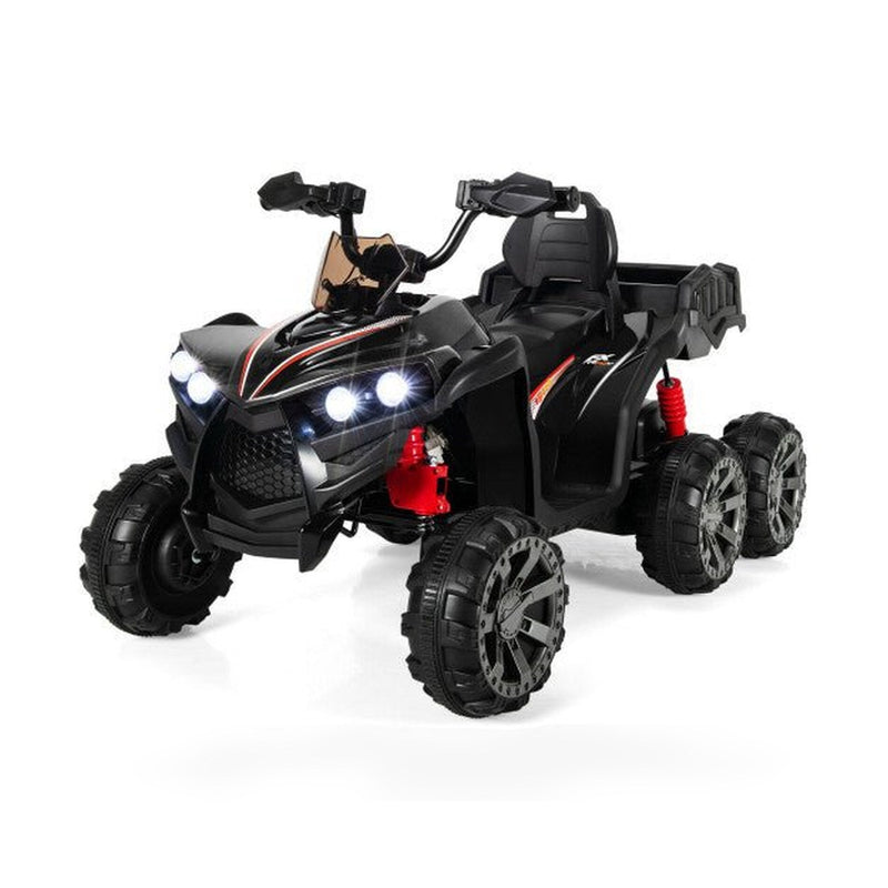 Kids Battery-Powered Ride-On Toy with 4WD-Black