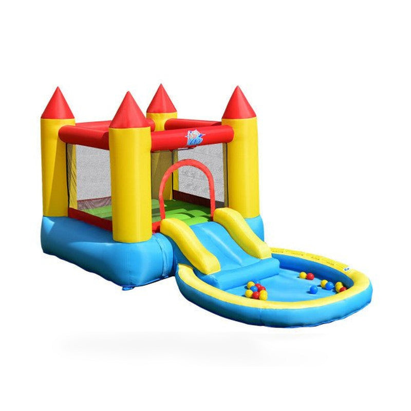 Kids Inflatable Bounce House Castle with Balls Pool and Bag