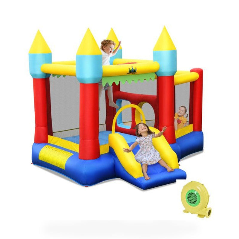 Kid's Inflatable Bouncer with Jumping Area and 480W Blower