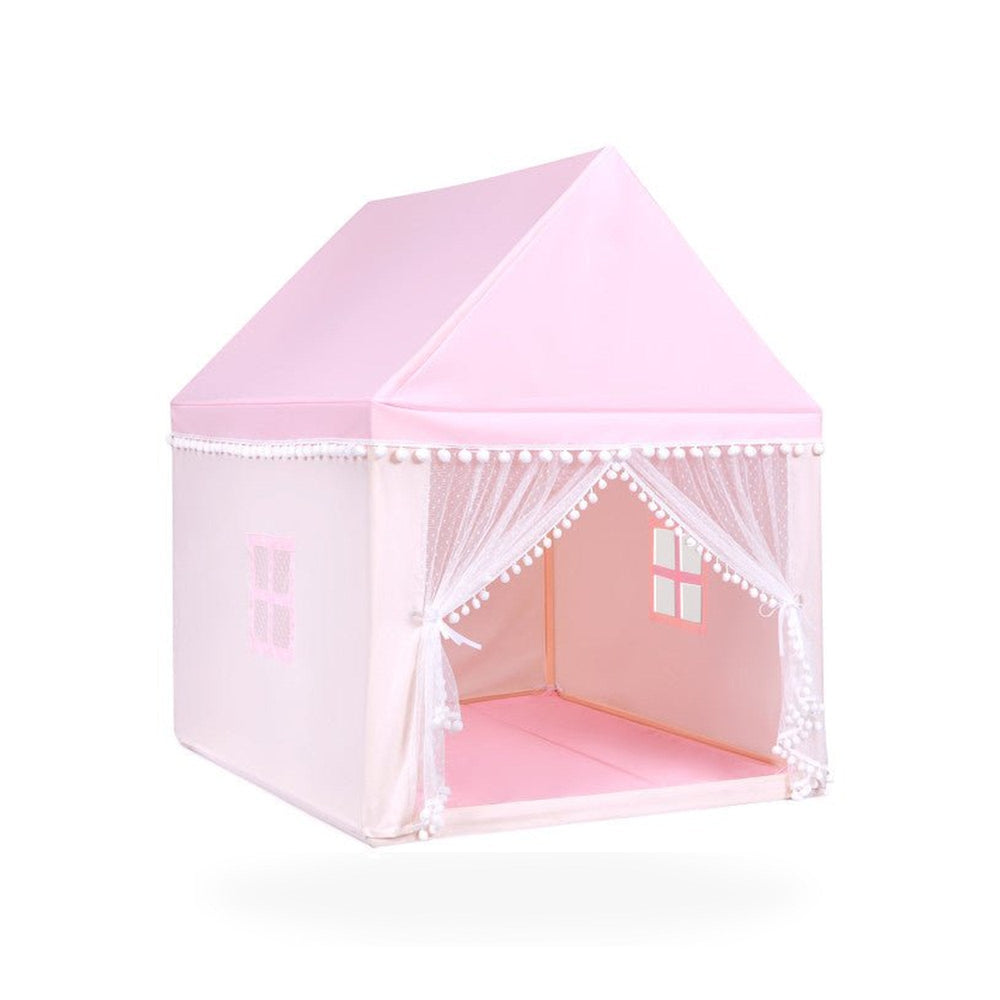 Kids Play Tent Large Playhouse Children Play Castle Fairy Tent Gift with Mat