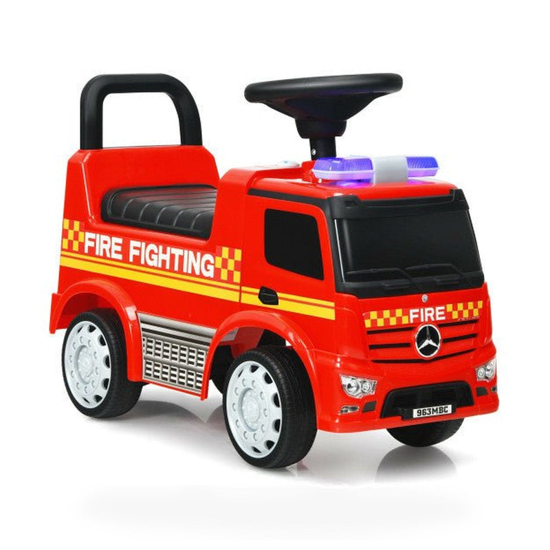 Licensed Mercedes Benz Kids Fire Engine Racer-Red