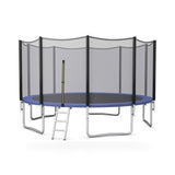 Costway Outdoor Trampoline Bounce Combo with Safety Closure Net Ladder-15 ft kids outdoor playset in shown finish