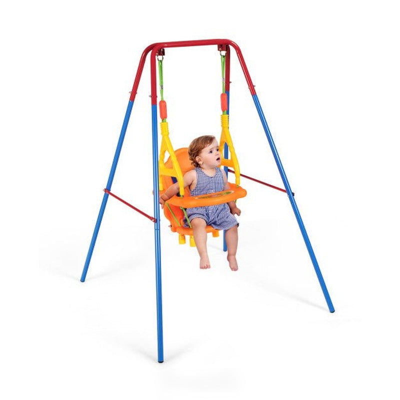 Small Toddler Swing Set High Back Seat with Swing Set For Backyard