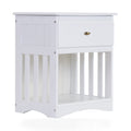 1-Drawer Nightstand White