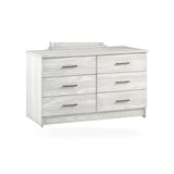 Donco 6-Drawer Dresser Ice Grey storage kids bed in Grey