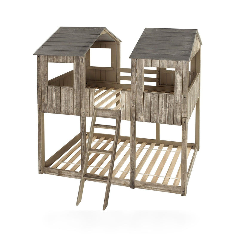 T/T Tower Bunkbed Rustic Dirty White