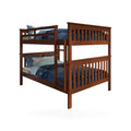 Full/Full Mission Bunk Bed In Light Espresso Finish
