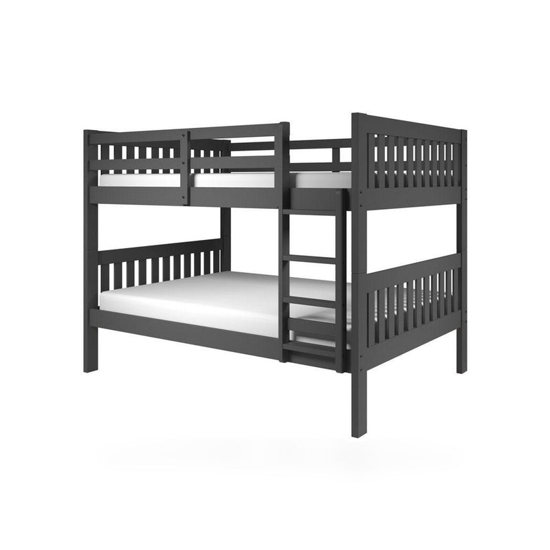 Full/Full Mission Bunk Bed Dark Grey