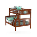 Twin/Full Mission Bunk Bed Light Espresso