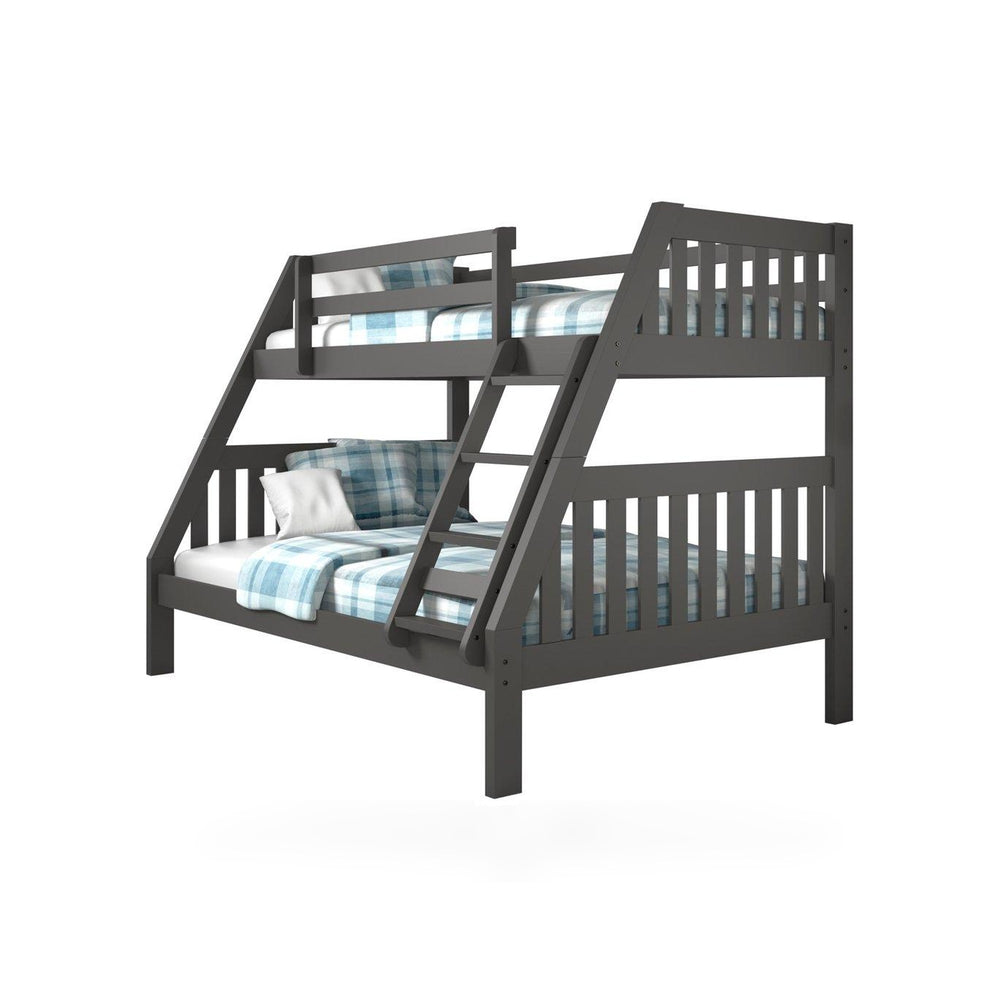 Twin/Full Mission Bunkbed Dark Grey