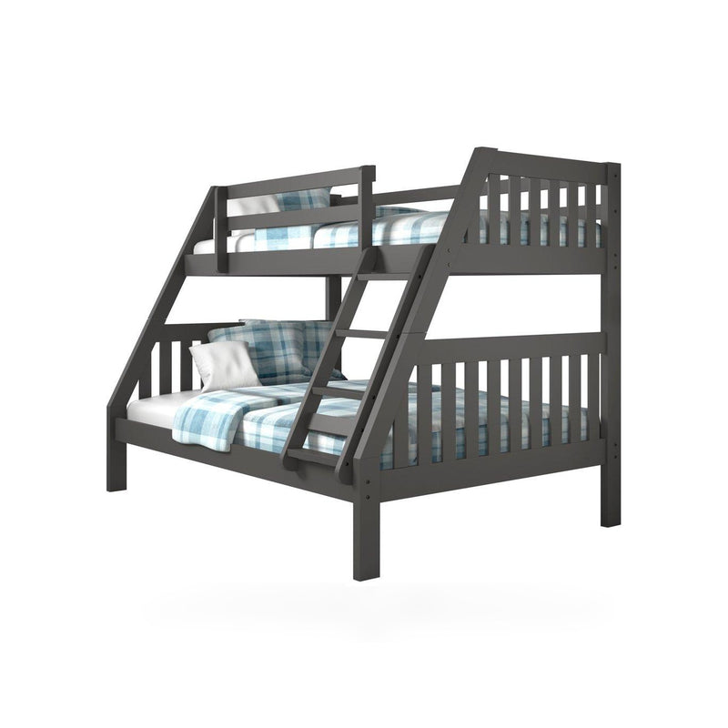 Twin/Full Mission Bunkbed Dark Grey