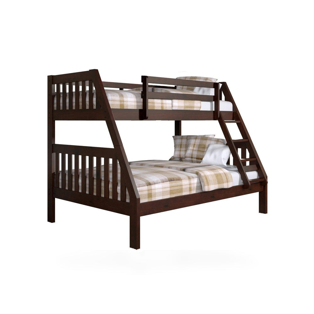 Twin/Full Mission Bunkbed Cappuccino