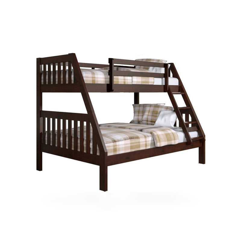 Twin/Full Mission Bunkbed Cappuccino