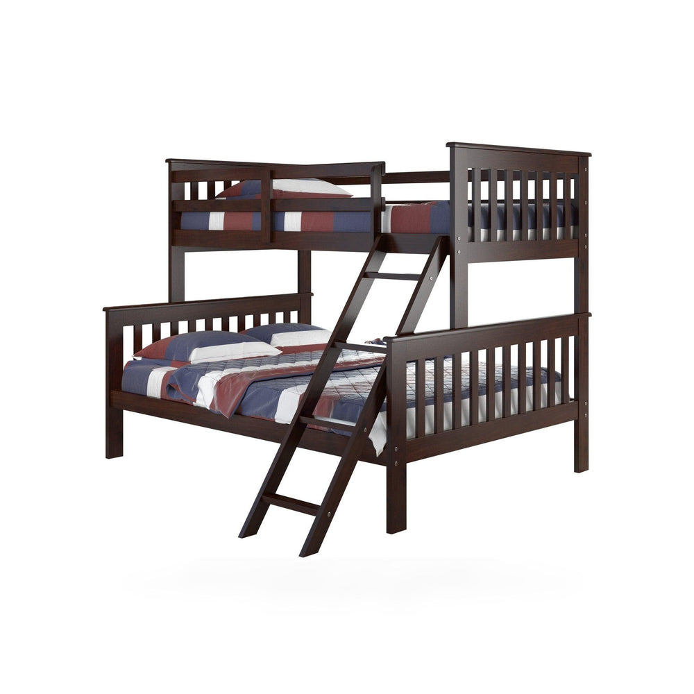 Twin/Full Mission Bunkbed Cappuccino