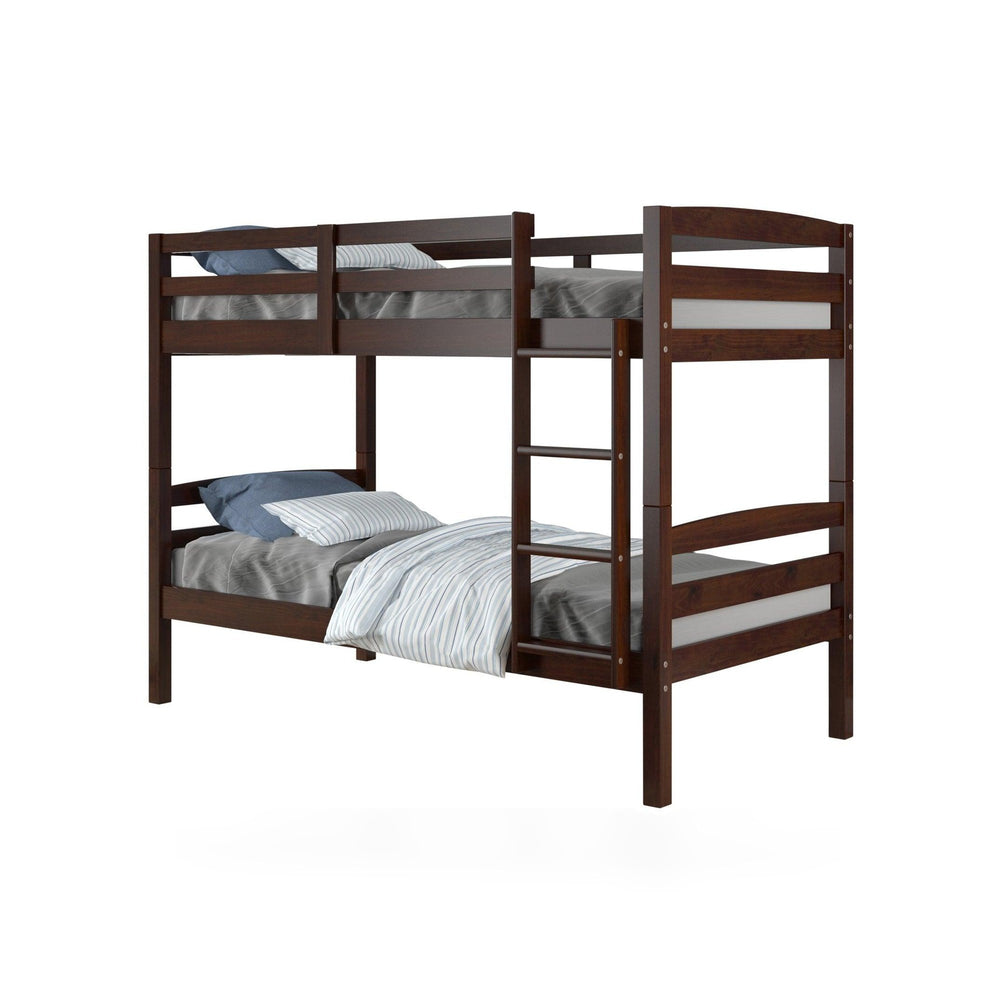 Twin/Twin Bunk Bed Cappuccino