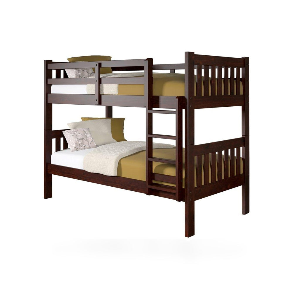 Twin/Twin Mission Bunkbed Cappuccino