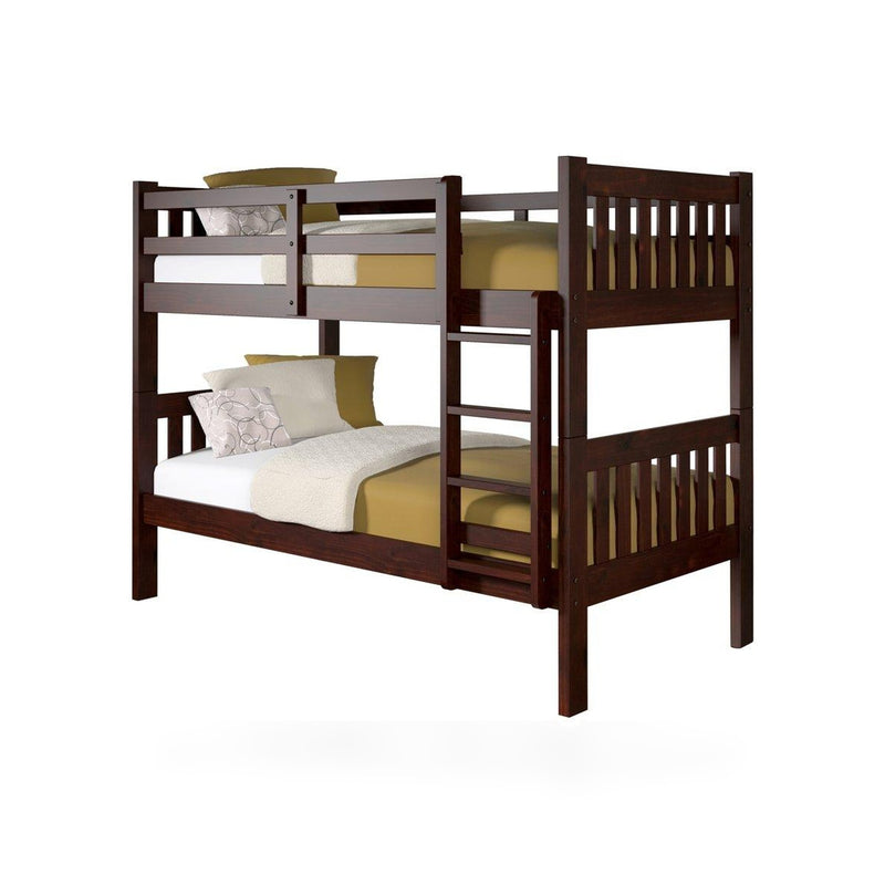 Twin/Twin Mission Bunkbed Cappuccino