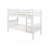 Donco Twin/Twin Mission Bunk Bed White twin over twin storage bunk bed in White