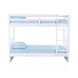 Donco Twin/Twin Mission Bunk Bed in White twin over twin storage bunk bed in White