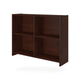 Donco Circles Low Loft Bookcase storage loft loft bed in Dark Cappuccino