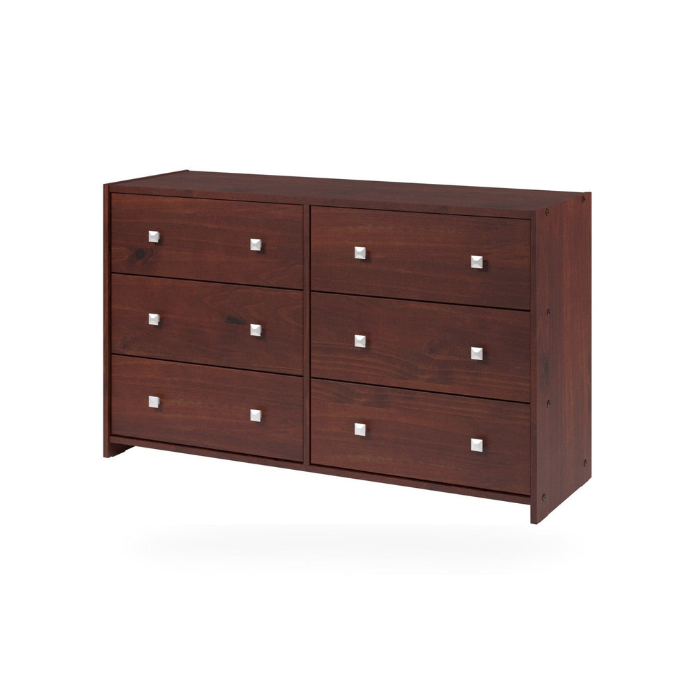 Double Twin Loft 6 Drawer Dresser