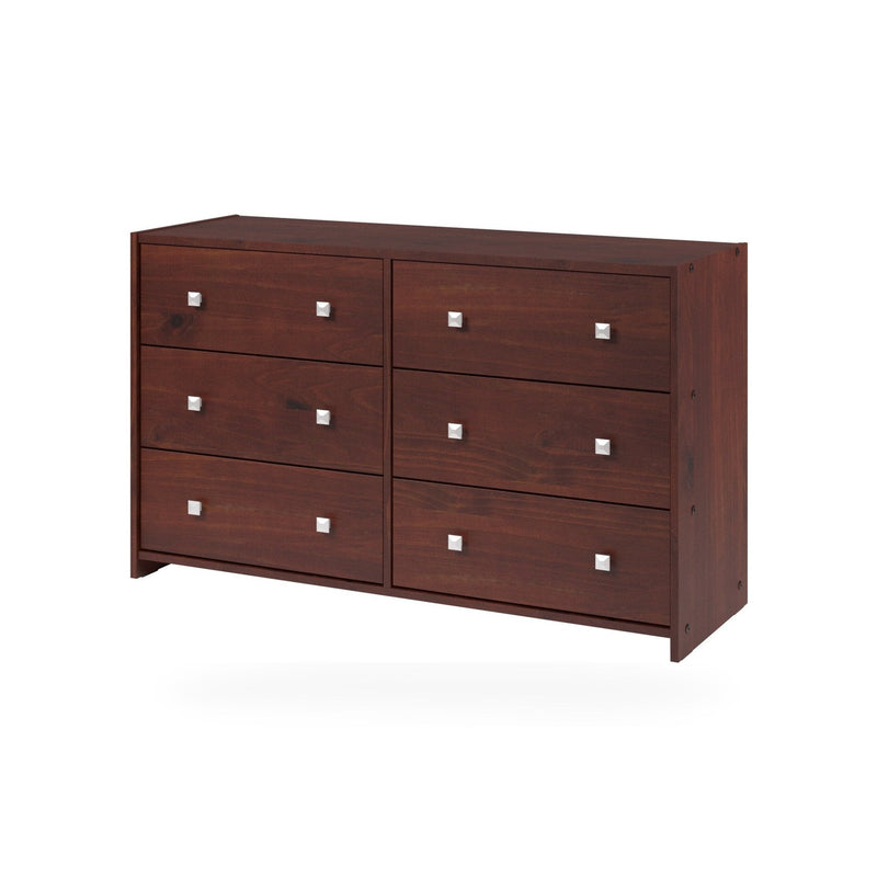 Double Twin Loft 6 Drawer Dresser
