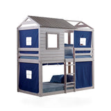Donco Fabric Cover for Donco Deer Blind Bunk Bed kids bunk bed in Blue