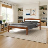 Donco Full Econo Bed Espresso styled in a bright kids' bedroom, Espresso