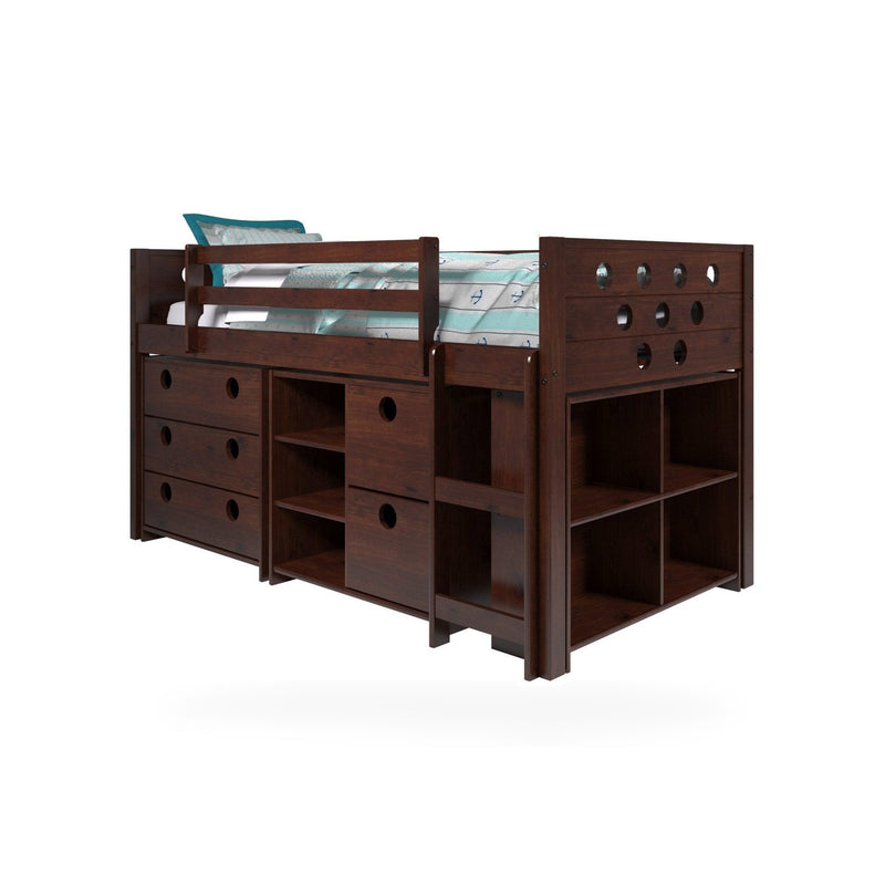 Circles Low Loft with Case Goods