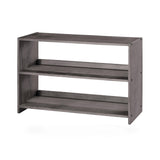 Donco Louver Low Loft Bookcase loft loft bed in shown finish