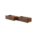 Log Cabin Drawers Rustic Walnut & Rustic Silver