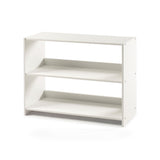 Donco Low Loft Bookcase Shelf White loft loft bed in White
