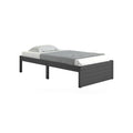 Twin Bed Dark Grey