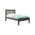 Twin Contempo Bed Dark Grey