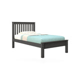 Donco Twin Contempo Bed Dark Grey twin kids bed in Grey
