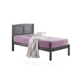 Twin Louver Bed Antique Grey