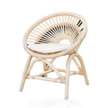 Rainbow Rattan Kids Chair - Natural