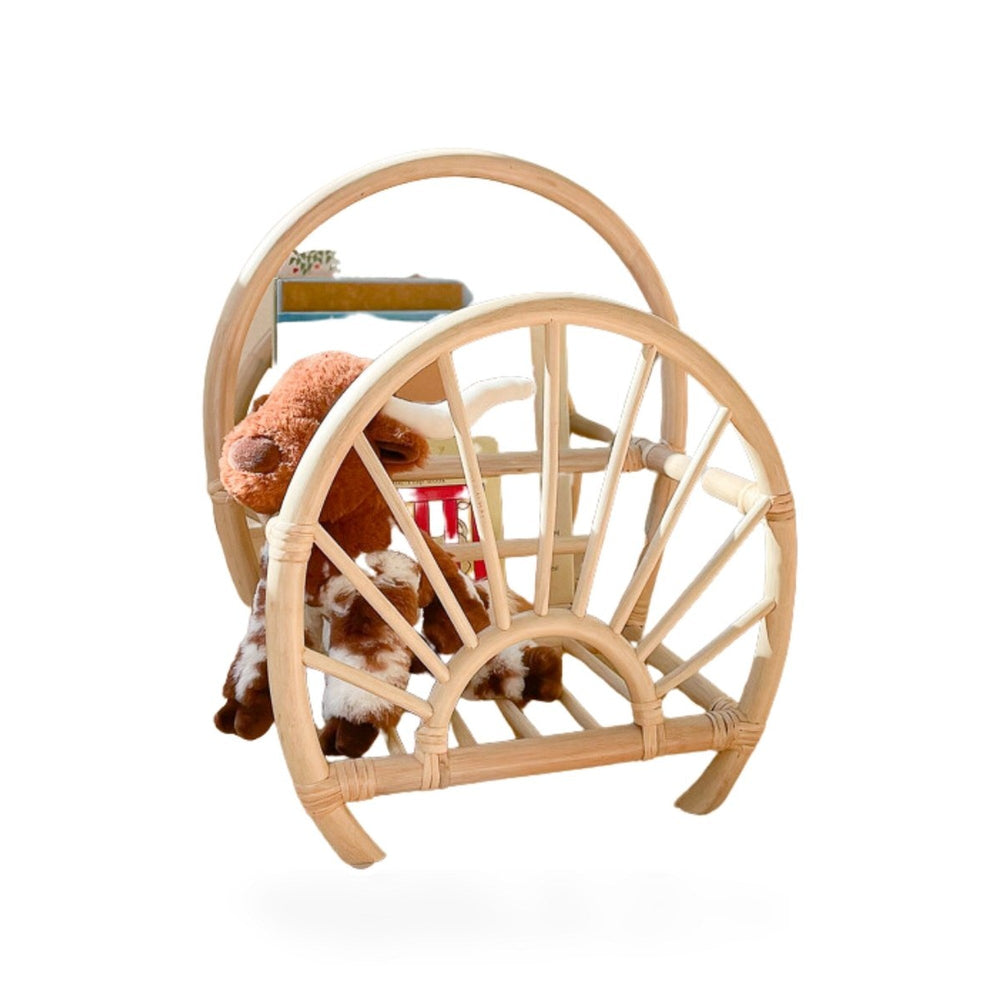 Sunshine Rattan Book Rack