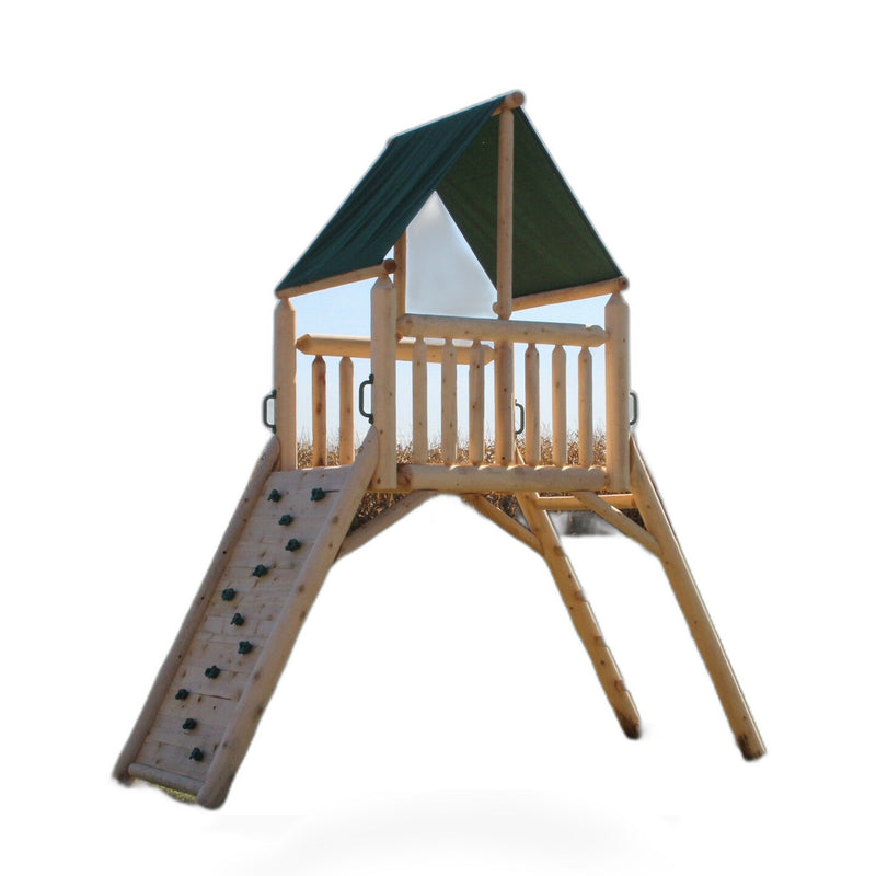 Cedar Peak Log Playground Tower