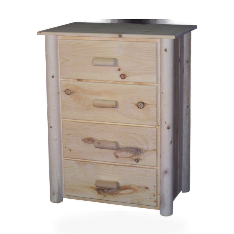Frontier Cedar Log 4 Drawer Chest