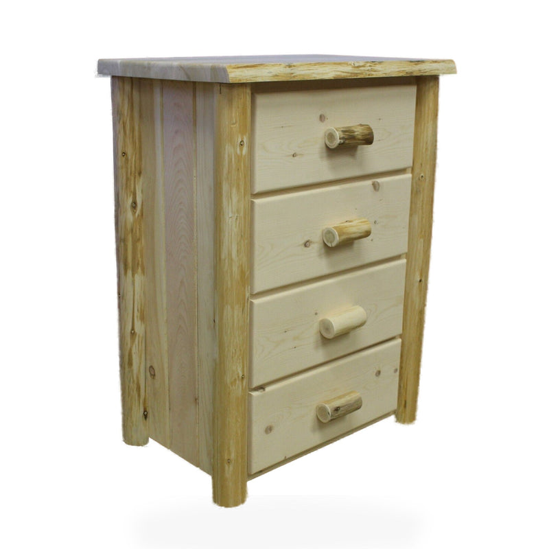 Frontier Hand Peeled 4 Drawer Chest
