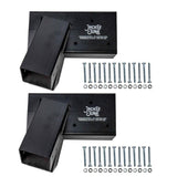 DIY swing set brackets set for backyard playground construction – heavy-duty steel brackets for building custom wooden swing sets