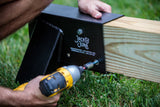 DIY swing set brackets set for backyard playground construction – heavy-duty steel brackets for building custom wooden swing sets