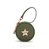 JuJuBe Paci Pod - Olive Chromatics kids paci pod in shown finish