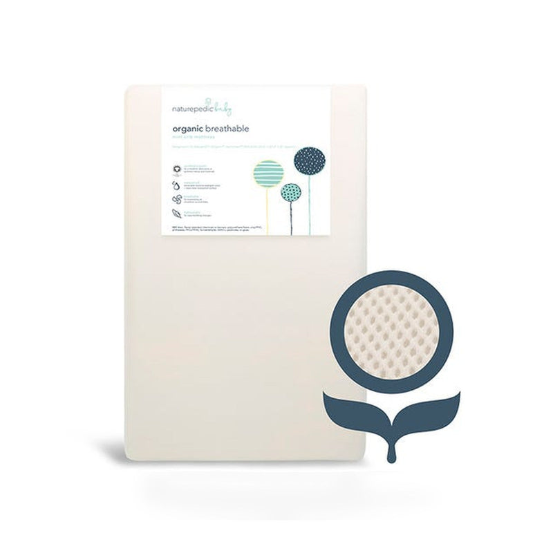 Organic Breathable Mini Crib Mattress