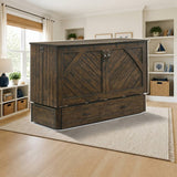 Night & Day RANCHERO MURHPY CABINET With Mattress styled in a bright kids' bedroom, shown finish