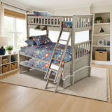 Night & Day Sailboat Bunk Bed (Twin/Twin or Twin/Full) styled in a bright kids' bedroom, twin over twin